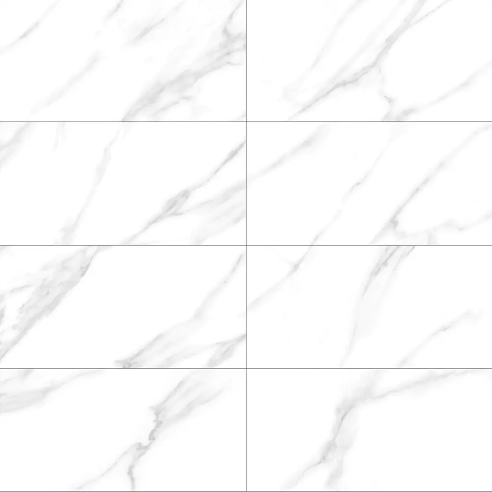 Настенная плитка Azori Mozart Calacatta 31.5x63 см 1.79 м² глянцевая цвет белый STLM-2182048 - Вид №2