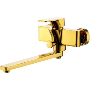 Смеситель для ванны Berlin Touro DA1433303 универсальный однорычажный цвет золотой D&K