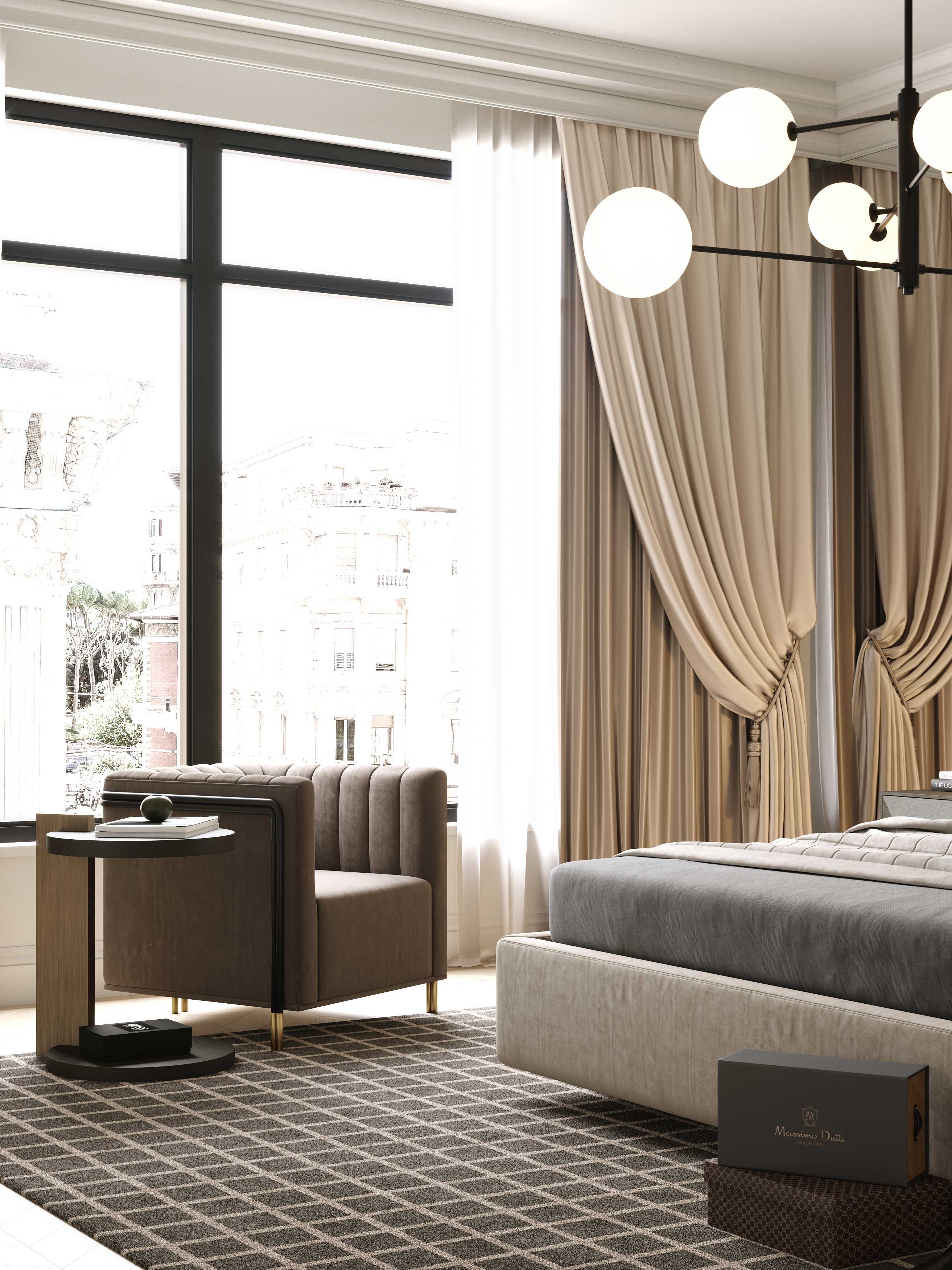 Мягкое кресло с подлокотниками из микрофибры и бархата Stylish Club ARCH-00142925 - Вид №10