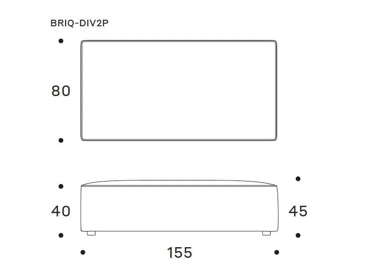 Тканевый модульный садовый диван Nodo Italia Brique ARCH-00031516 - Вид №14