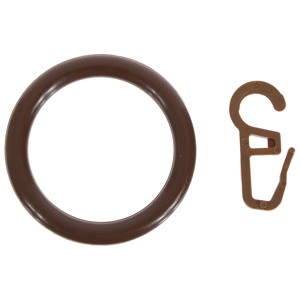 Кольца с крючками  28 мм цвет орех, 4 шт Santreyd STLM-2141912