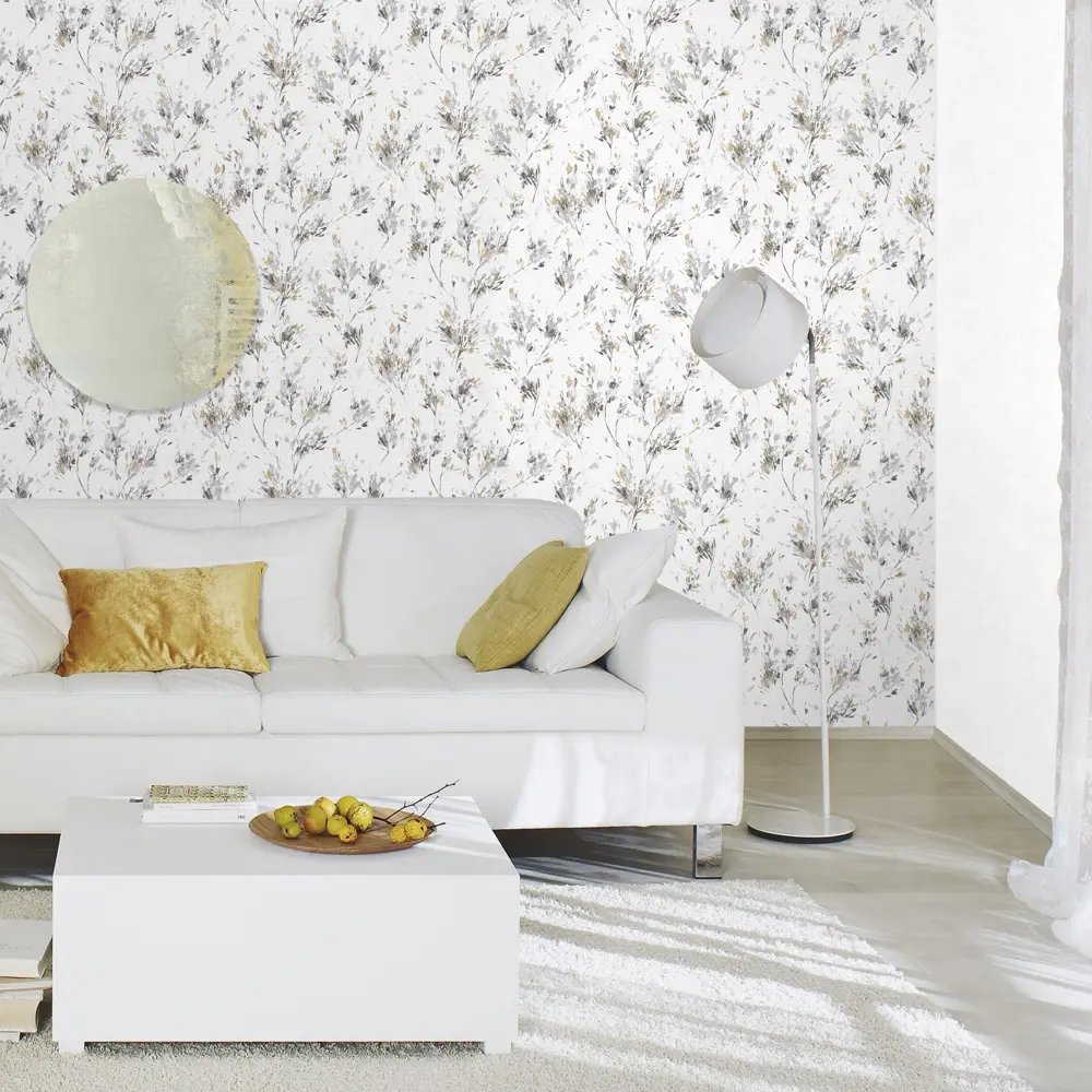 Обои флизелиновые Erismann Arlin белые 1.06 м ЭР60598-06 STLM-2006748 - Вид №4