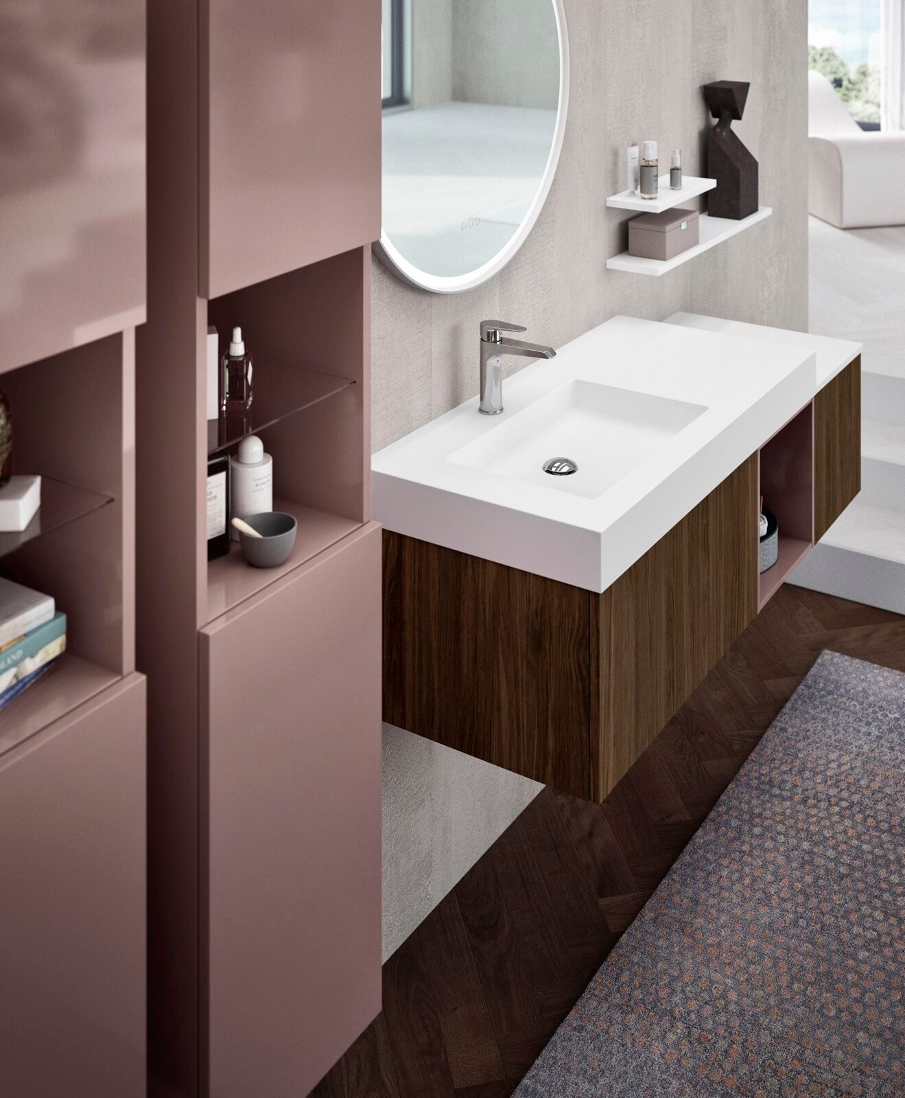 Подвесной шкаф с одной раковиной Gruppo Geromin Elite ARCH-00129048 - Вид №1