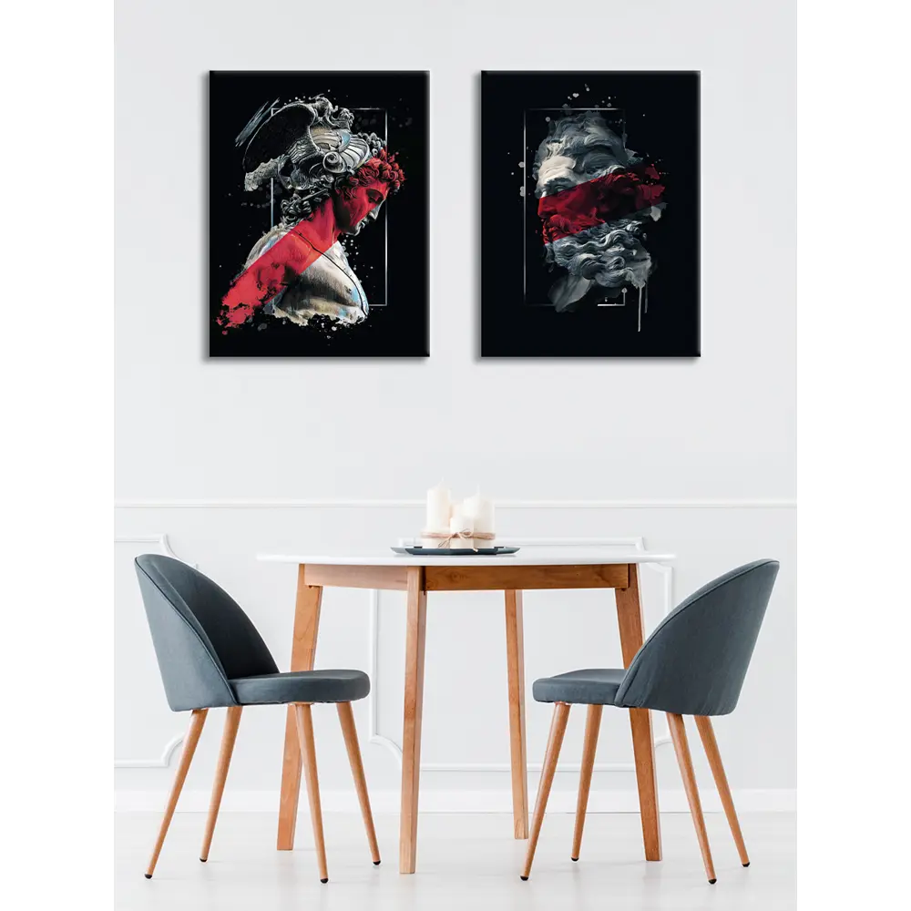 Картина модульная Лофт 45x60 см цвет черный 2 шт POSTERMARKET STLM-2081547 - Вид №6