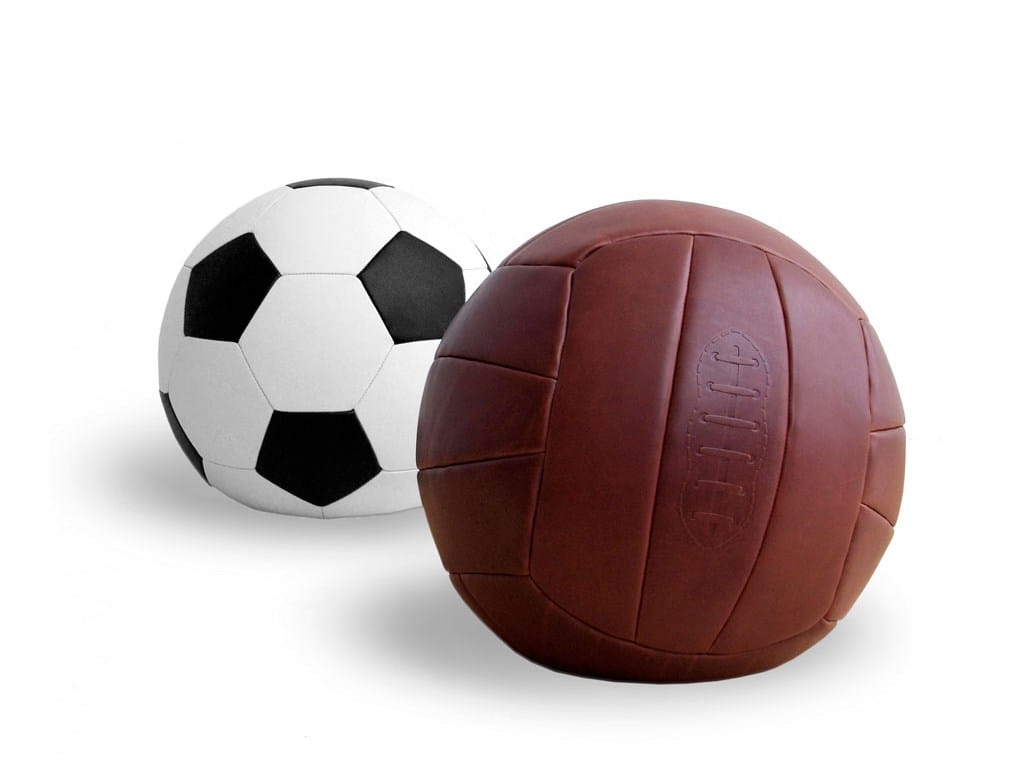 Круглый кожаный пуф Montis Playtime ARCH-00117061