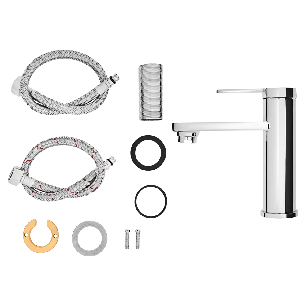 Смеситель для раковины KONSENSA Нарни MA3643 однорычажный цвет хром STLM-2079890 - Вид №3