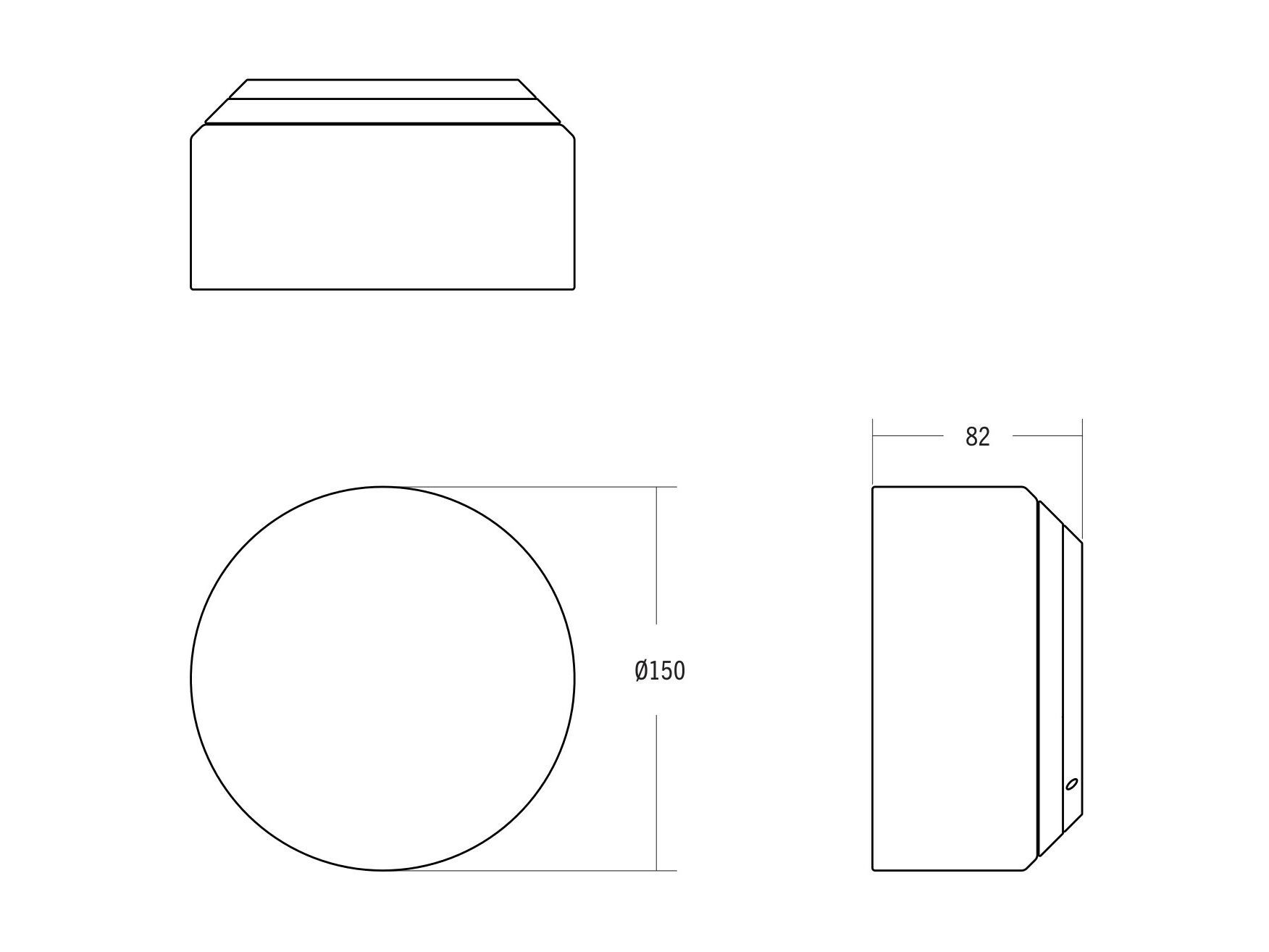 Светодиодный настенный светильник из опалового стекла ADesignStudio FlatWhite ARCH-00116554 - Вид №6