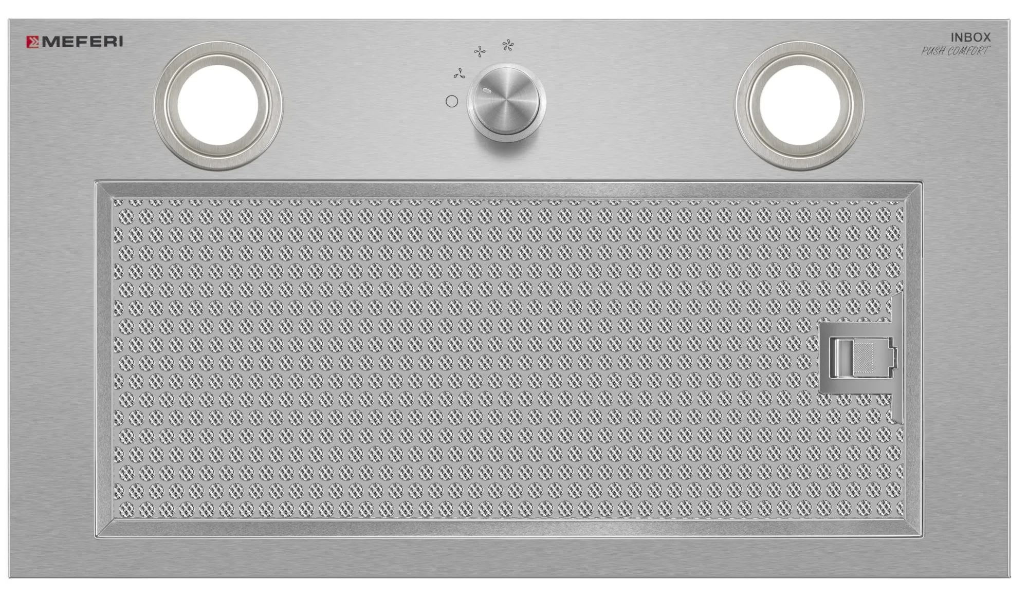 9270633 Вытяжка полновстраиваемая Meferi INBOX52IX PUSH COMFORT серебристый STDN-0110234 - Вид №4