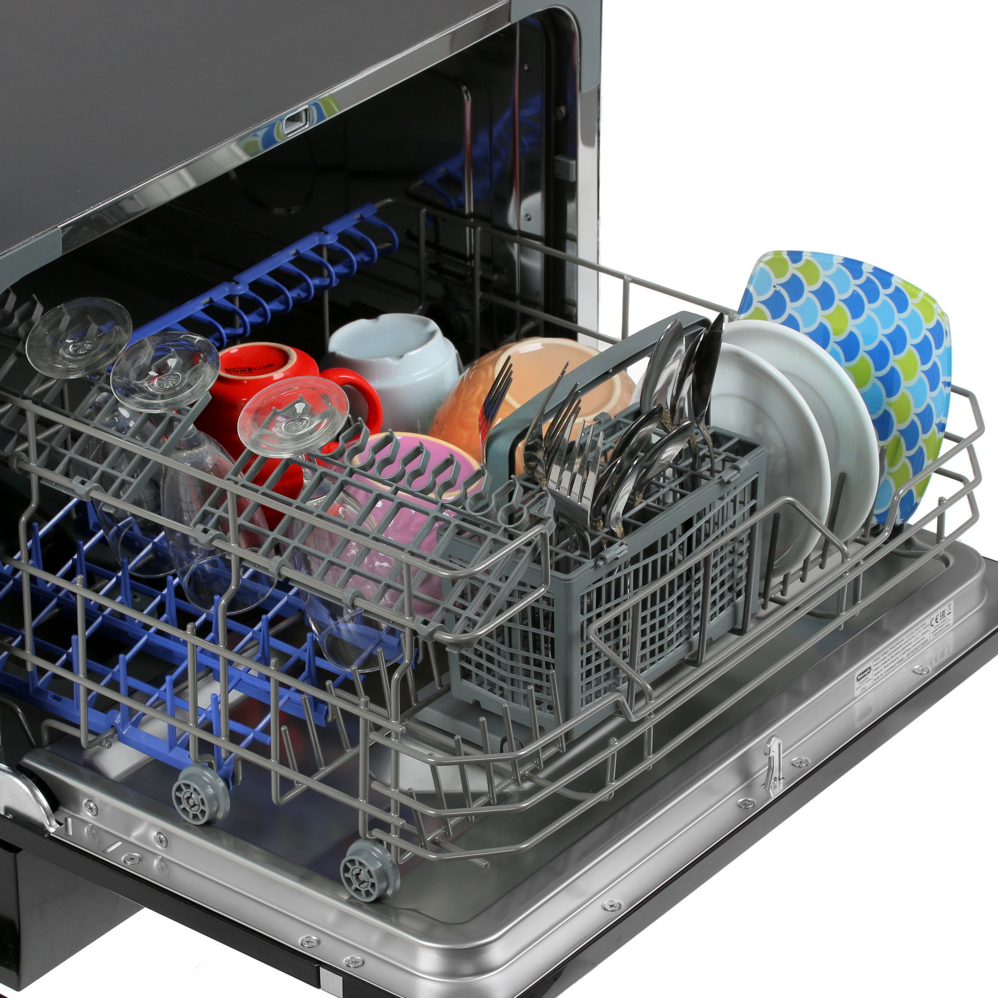 8145557 Посудомоечная машина DeLonghi DDW07T Crisolita черный STDN-0110361 - Вид №7