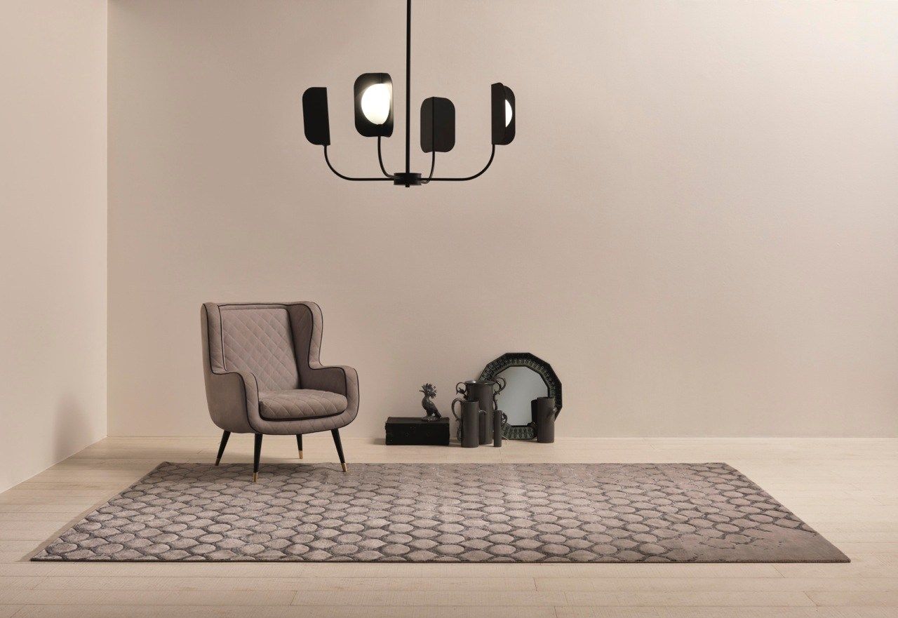 Прямоугольный ковер ручной работы из бамбукового волокна Sirecom Tappeti ARCH-00037902 - Вид №1