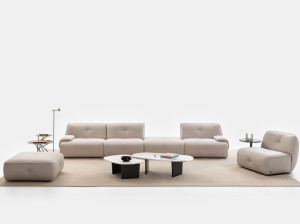 4-местный тканевый диван