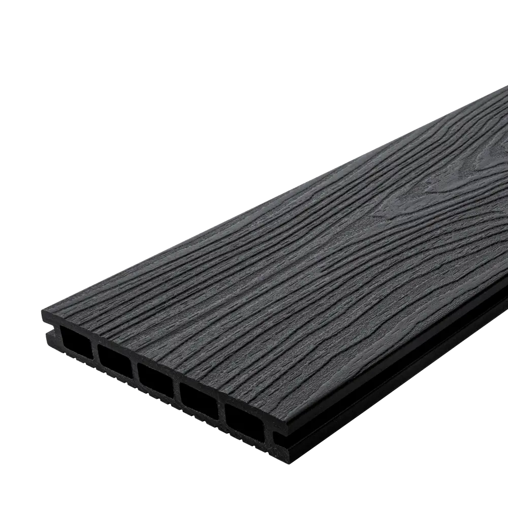 Террасная доска ДПК T-Decks цвет Графит 150x20x3000 мм двусторонняя вельвет/структура древесины 0.45 м² 87036581 STLM-2168178 