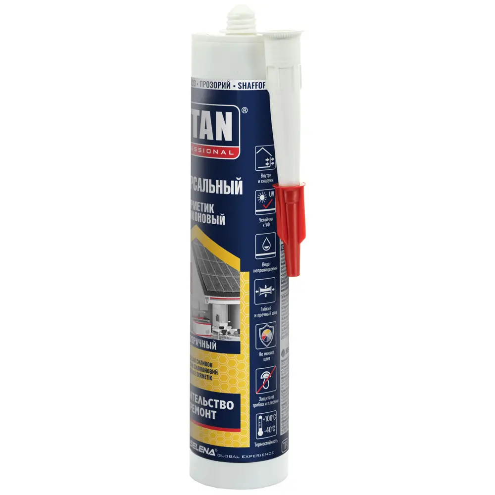 Герметик силиконовый Tytan универсальный прозрачный для внутренних и наружных работ 83612694 STLM-0042692 - Вид №1