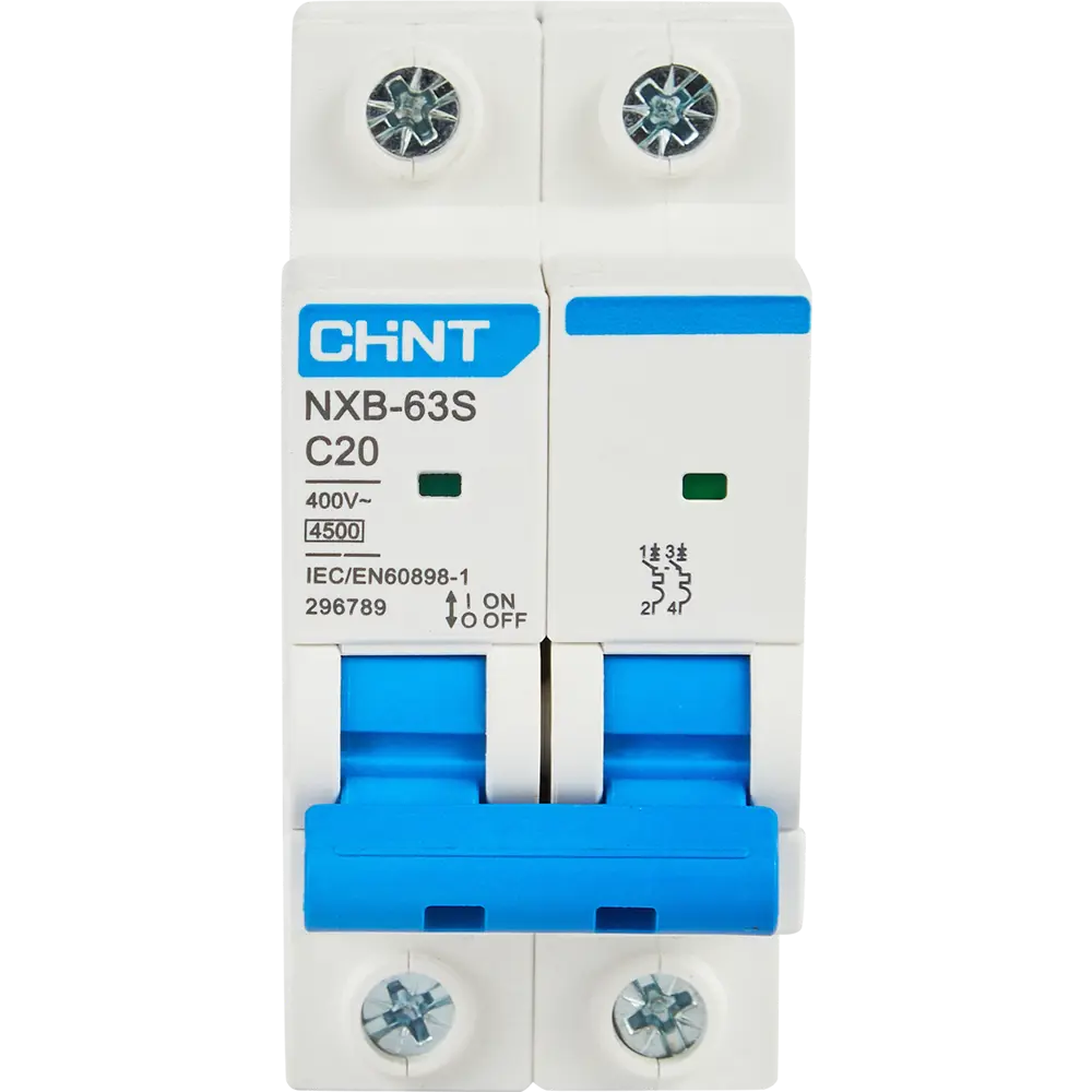 Автоматический выключатель CHINT NXB-63S - защита от перегрузок и КЗ 85334611 STLM-0061736 - Вид №1
