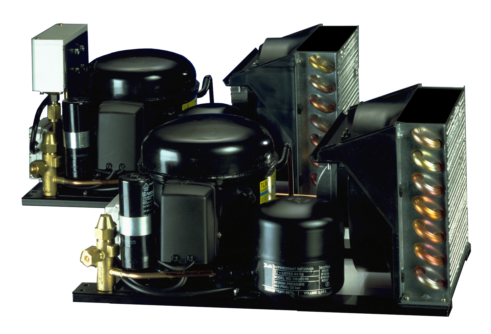 Danfoss OP-LCHC — компрессорно-конденсаторный агрегат OP-LCHC008NLA00G Агрегат комп. -конд. 114X1304  - Вид №14