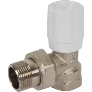 Вентиль регулирующий для радиатора угловой Euros 3/4" латунь