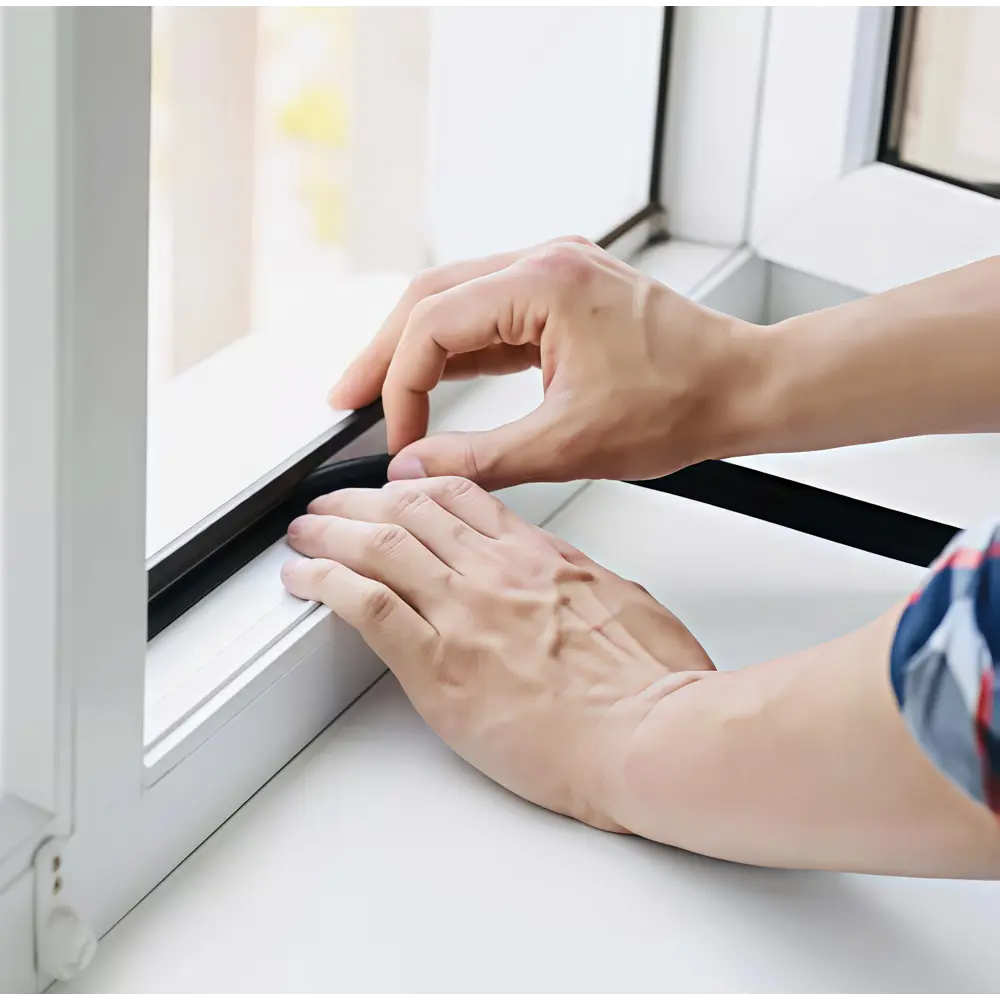 Уплотнитель EPDM для окон и дверей самоклеящийся MONLID D-профиль 6 м цвет черный STLM-2112823 - Вид №5