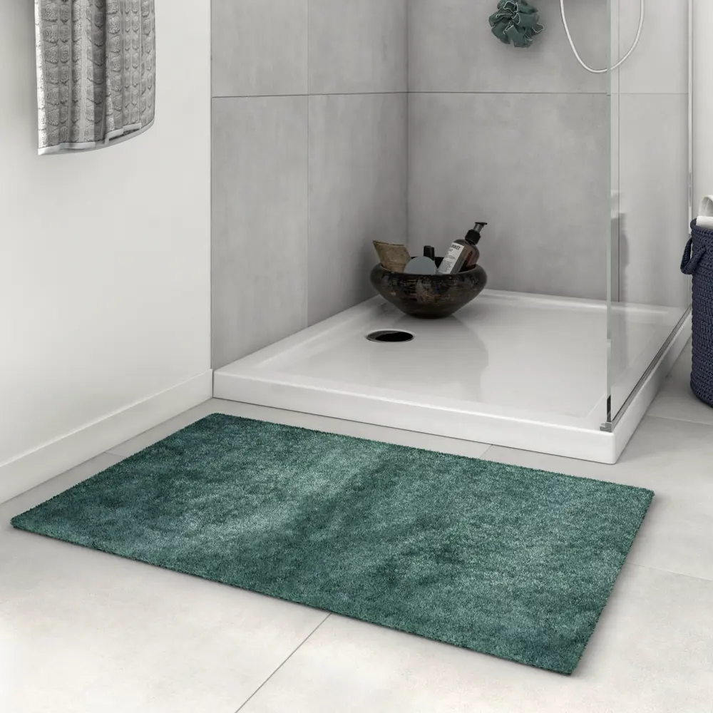 Коврик для ванной Sensea Neo Glamour 80x50 см цвет лагуна Merci STLM-2121548