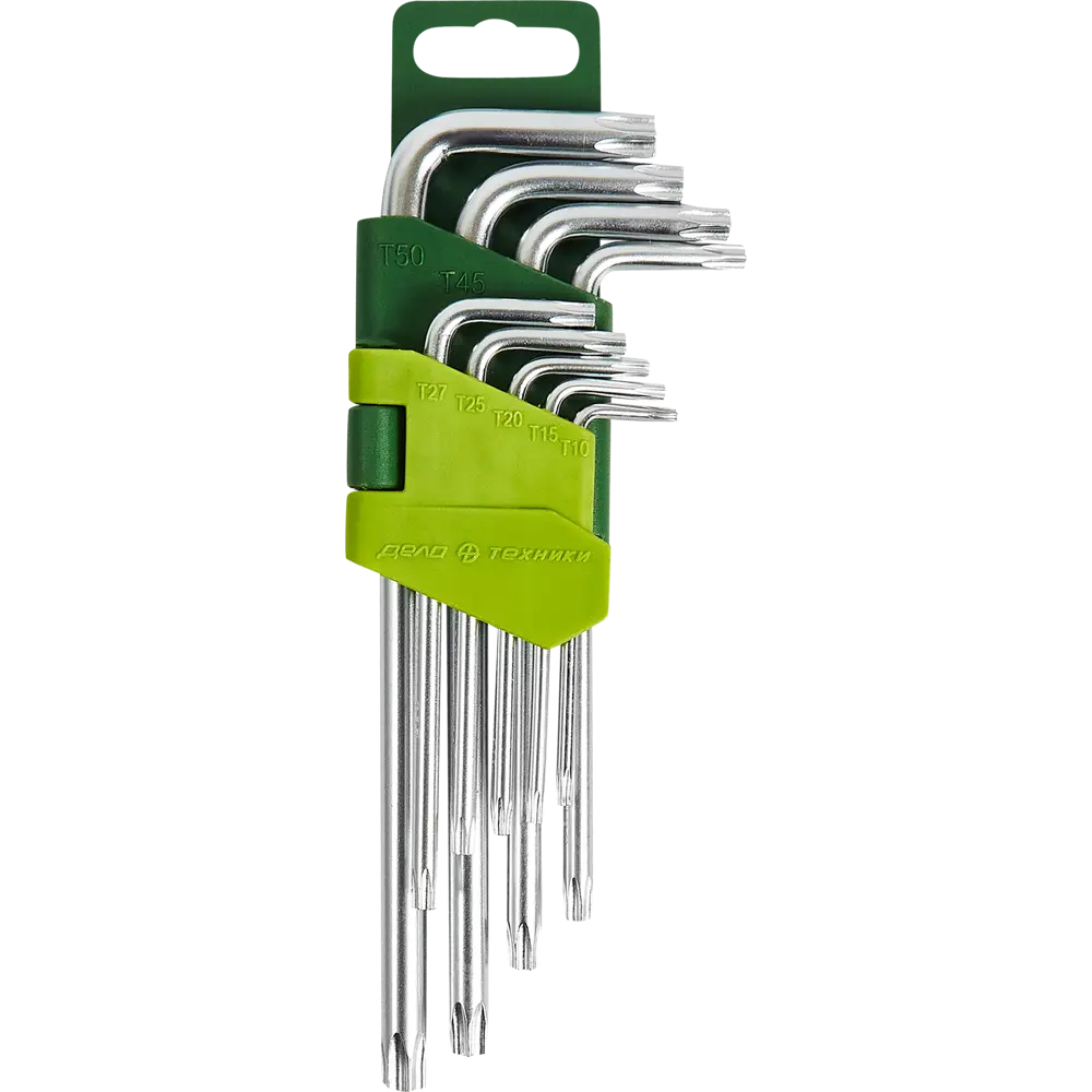 Набор ключей Torx Дело Техники 563091 T10-T50 мм, 9 предметов STLM-2202954 - Вид №1