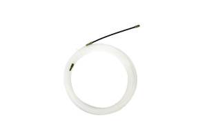 18169615 Нейлоновая кабельная протяжка НКП диаметр 3мм, длина 5м, с наконечниками, белая SQ0590-0001 TDM