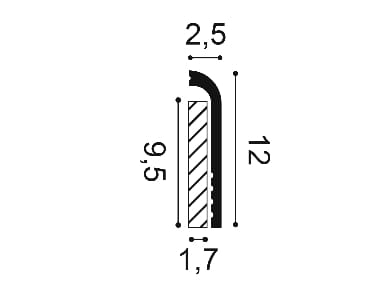 Плинтус Duropolymer® Orac SX185 ARCH-00131619 - Вид №2