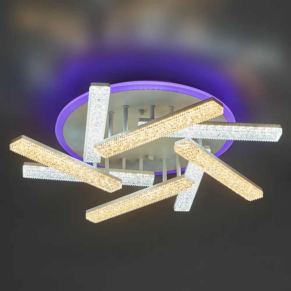 Люстра потолочная De City Оскар 8x10 Вт+22 Вт RGB LED 220 В с пультом управления STLM-2001293 - Вид №25