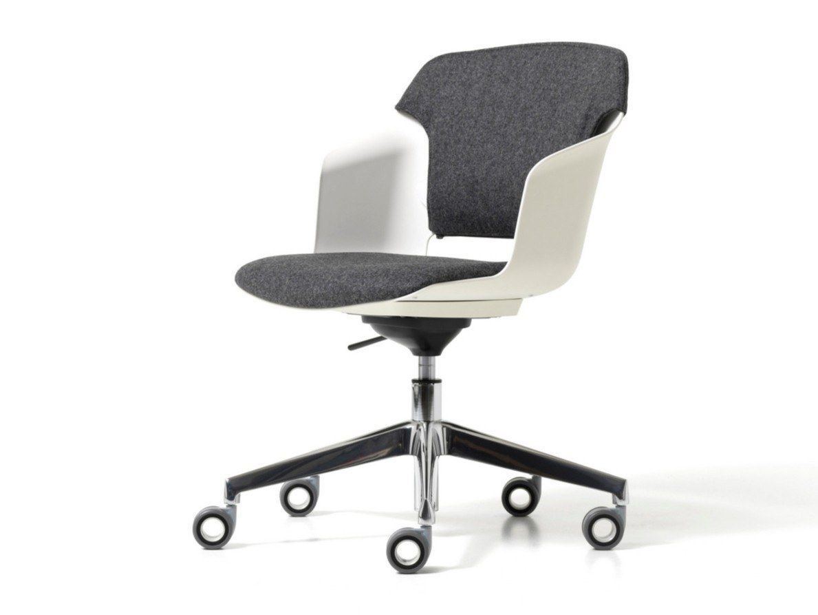 Регулируемое по высоте офисное кресло из полипропилена с колесами Diemme Clop ARCH-00108113 - Вид №8