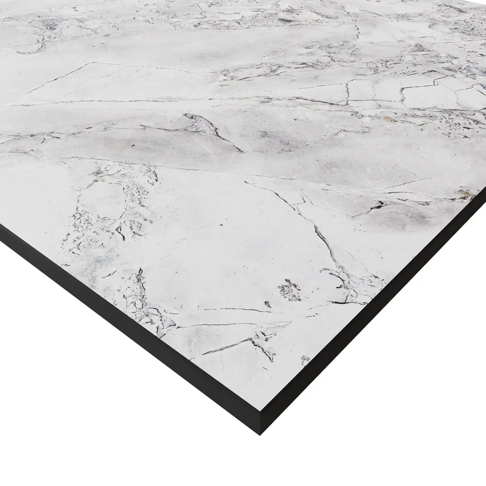 Столешница кухонная Slotex серии Кристалл 300x60x1.6 см HPL-пластик цвет серо-белый STLM-2034654 - Вид №1