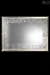841 ORIGINALMURANOGLASS Венецианское зеркало Falier - муранское стекло OMG  см
