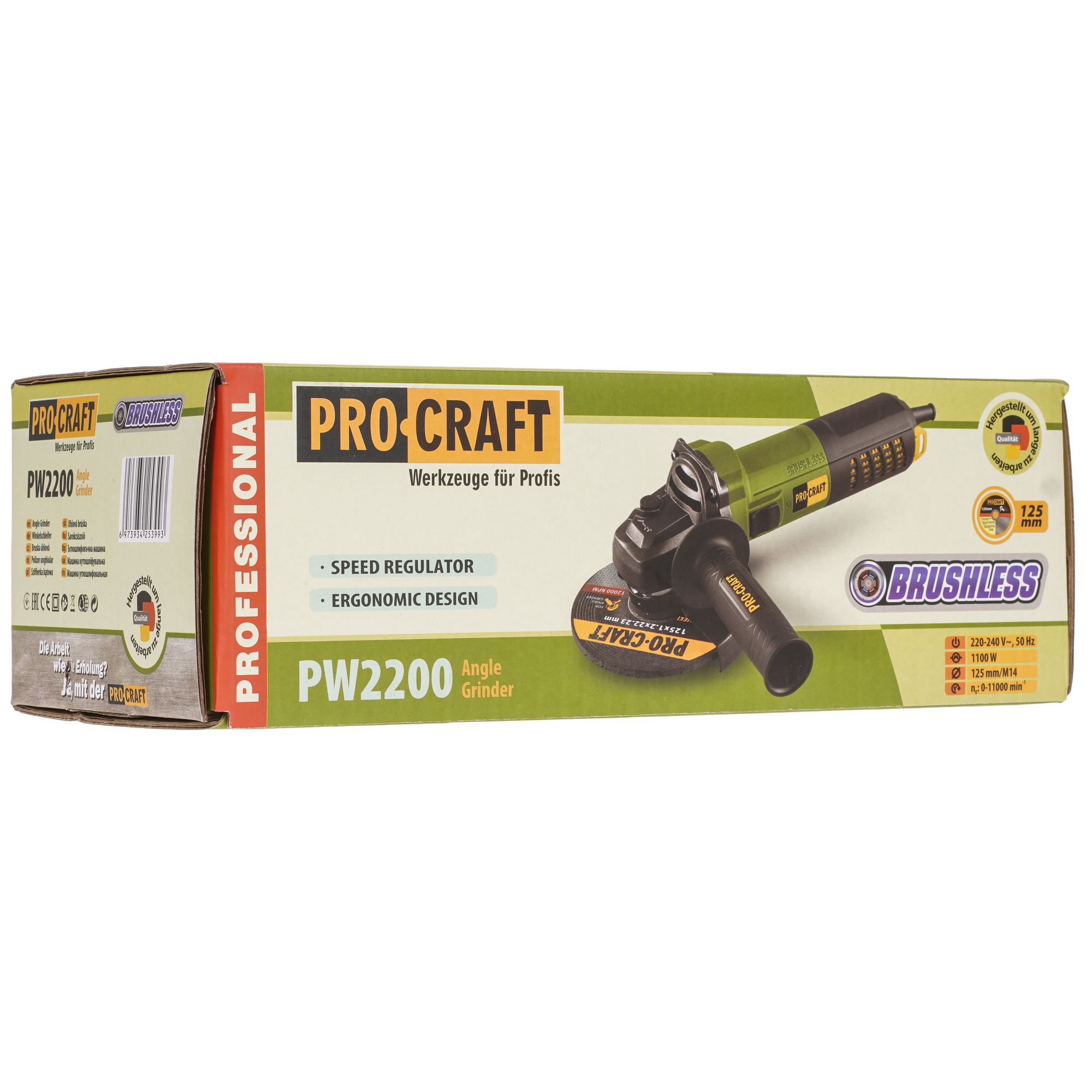 Углошлифовальная машина (УШМ) Procraft PW2200 9277883 STDN-0108660 - Вид №7