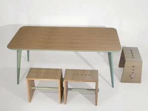 KARN Прямоугольный деревянный стол Karn design
