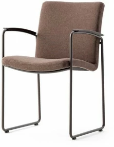 LEOLUX LX Тканевый стул на санках с подлокотниками