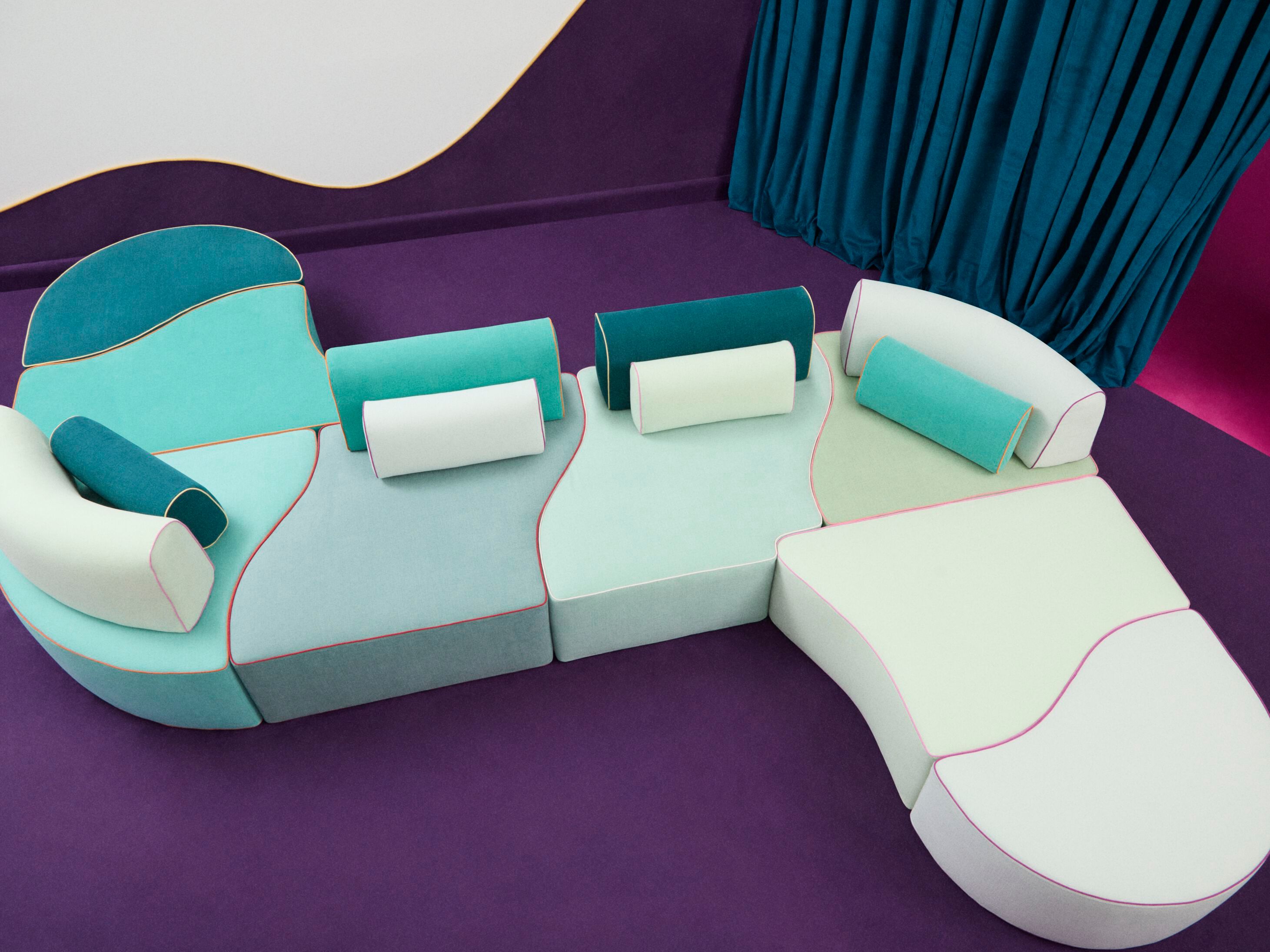 Ткань диван Paolo Nesi SNAKED ARCH-00069162 - Вид №14