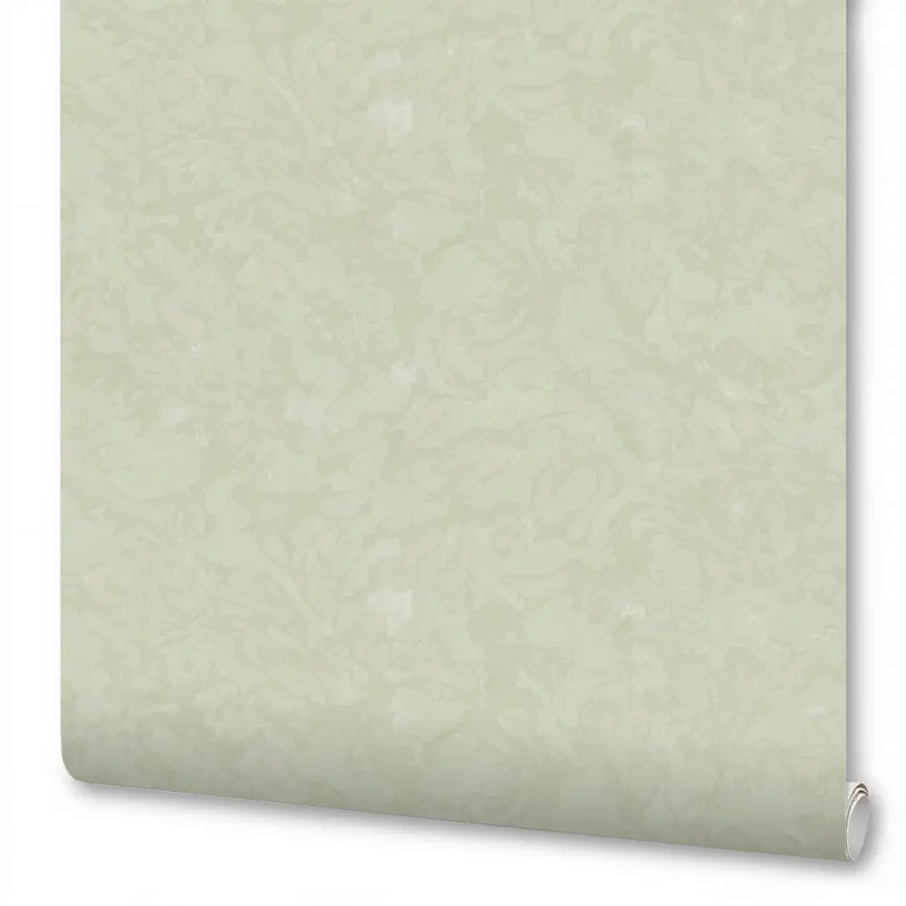 Флизелиновые обои Wallsecret Liola зеленые рельефные 1.06 м 89423647 STLM-1566759