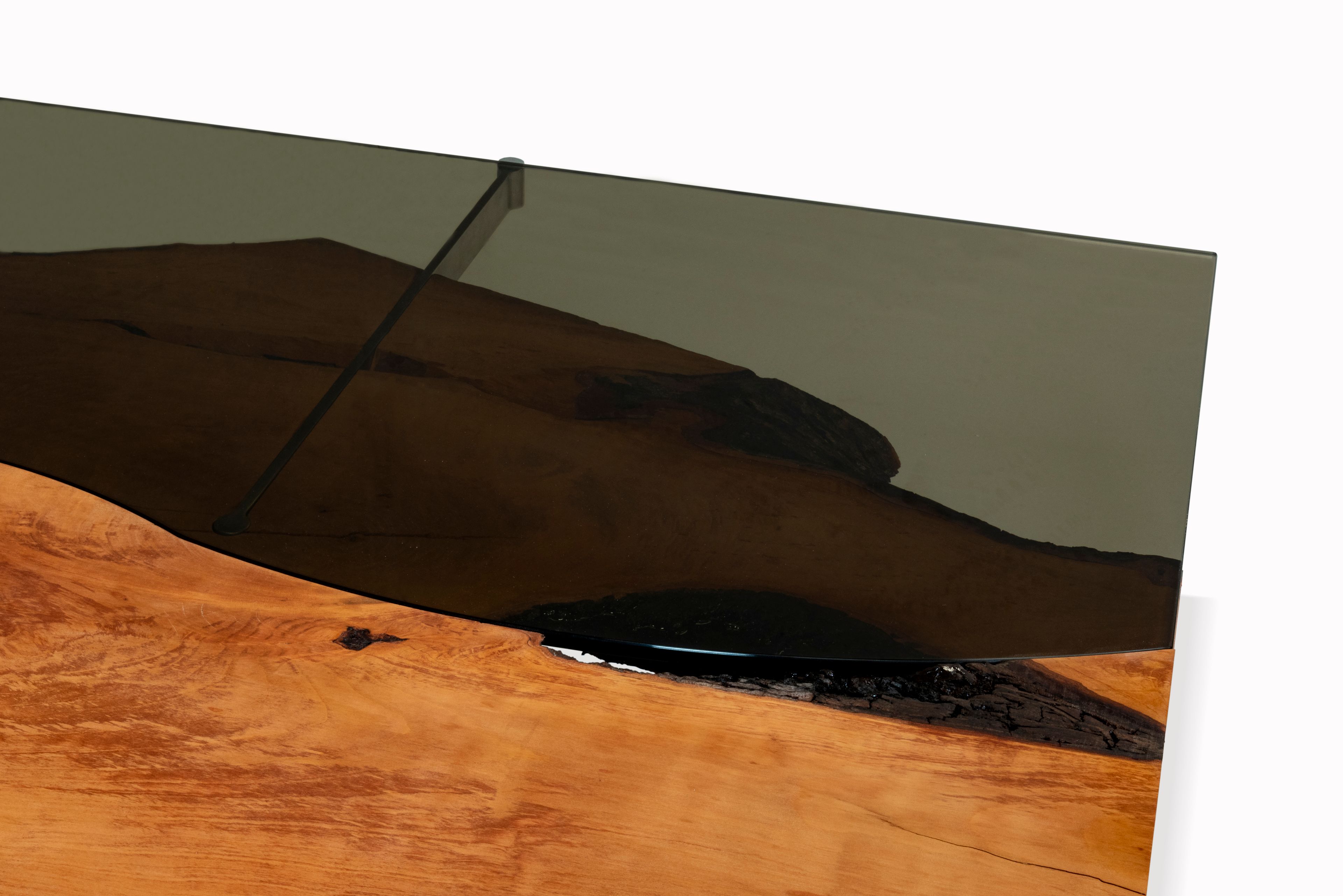 Прямоугольный стол из грушевого дерева и стекла Tabula Tabula Rarity ARCH-00117635 - Вид №2