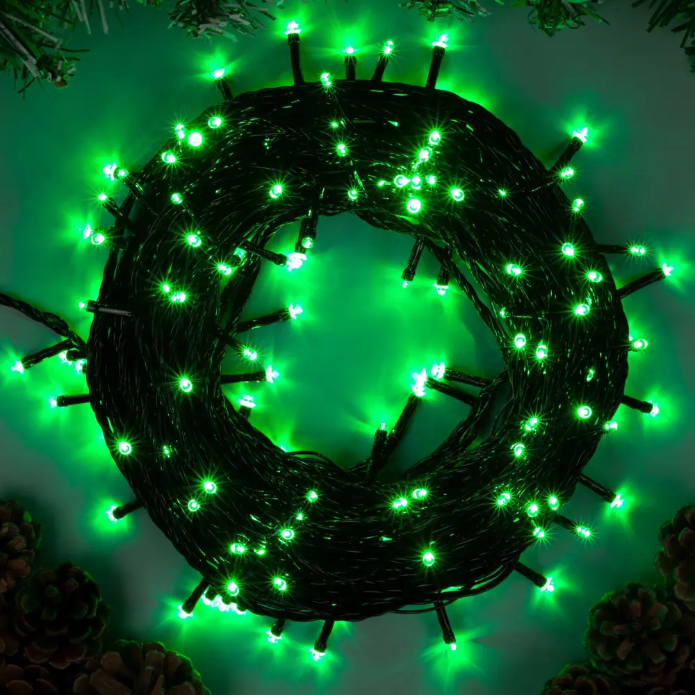 90641671 Электрогирлянда комнатная Luazon lighting 3556817 нить 20 м 200 ламп бесцветный 8 режимов работы STLM-0952016
