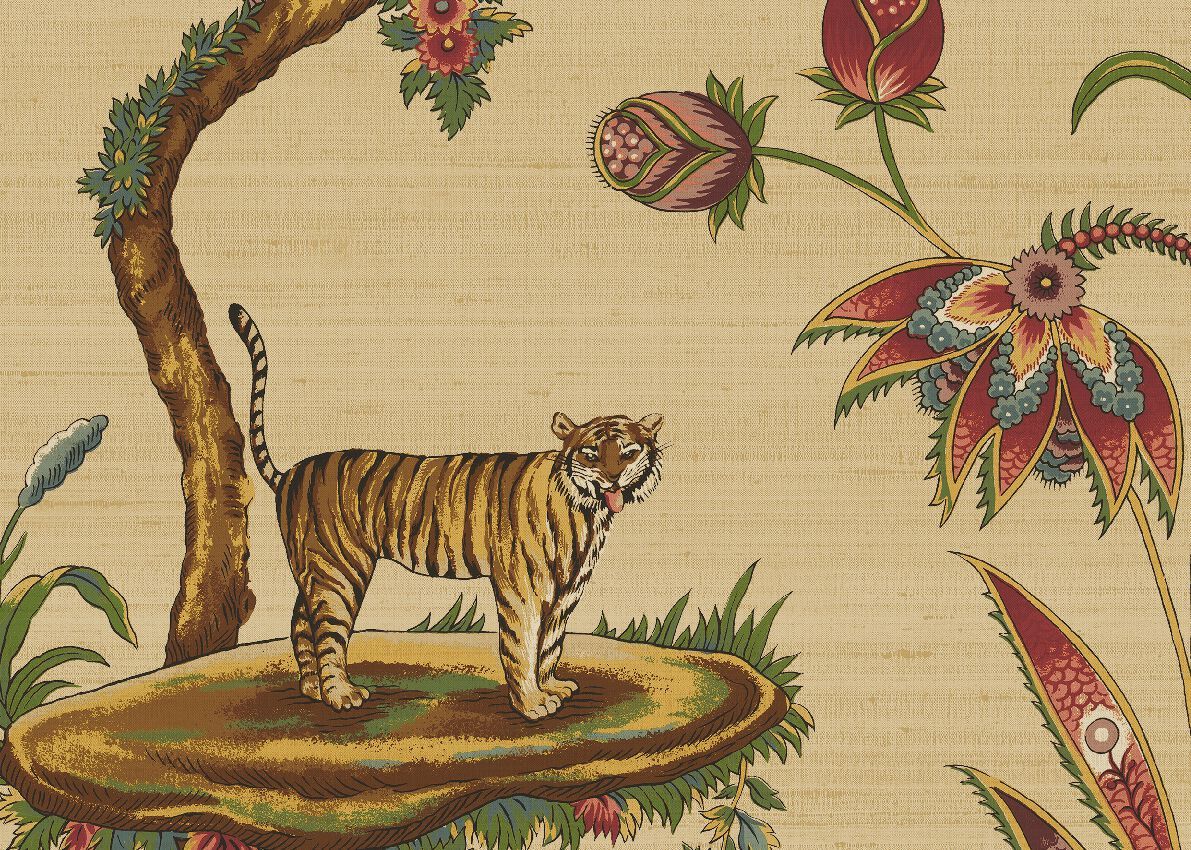 Нетканые обои с рисунком Jannelli&Volpi SCALAMANDRÉ ARCH-00091858 - Вид №6