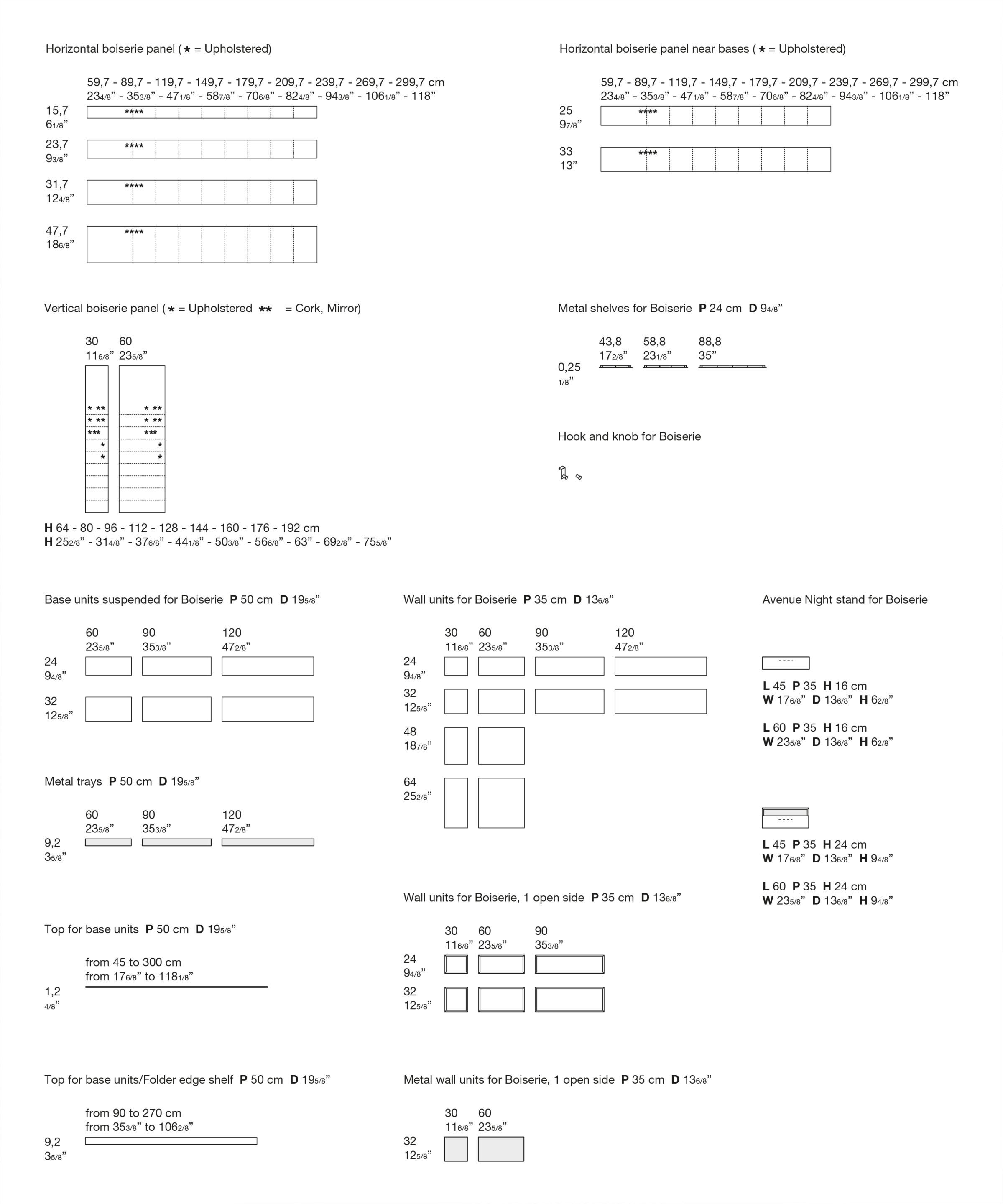 Обшивка из ткани, ламината и деревянных и металлических полок Kristalia Avenue ARCH-00090850 - Вид №25