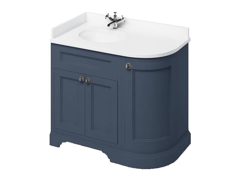 Деревянный угловой умывальник с дверцами Burlington MINERVA ARCH-00071219 - Вид №33