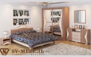 77123D Модульная спальня Лагуна-5 SV-мебель