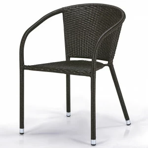 Плетеное кресло черное "Сицилия" AFINA  241000 Черный