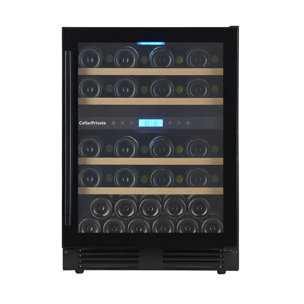 91023652 Винный шкаф Cellar Private CP043-2TB 59.50x82x57.20 см 44 бутылки цвет черный STLM-0445489