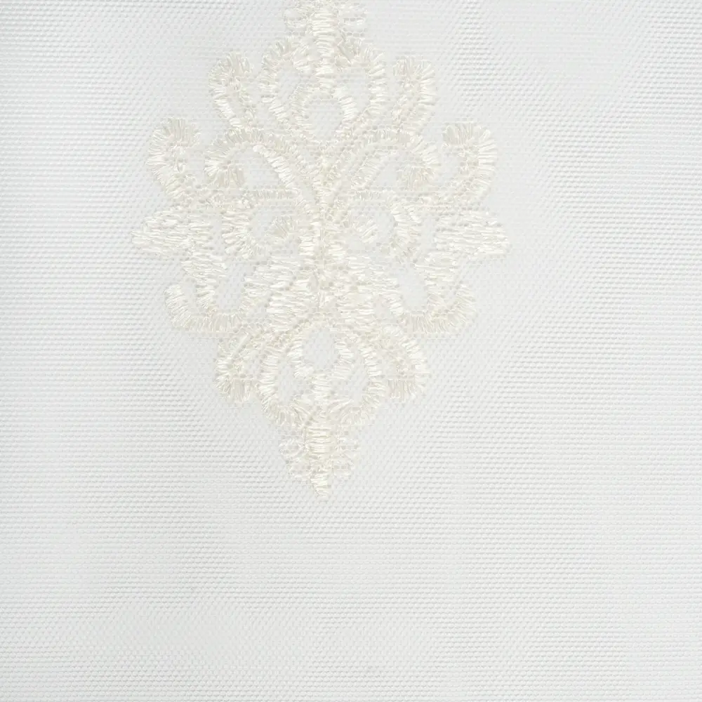 Тюль с вышивкой «Короны» сетка 290 см цвет кремовый ELIT HOME STLM-2197147 - Вид №1