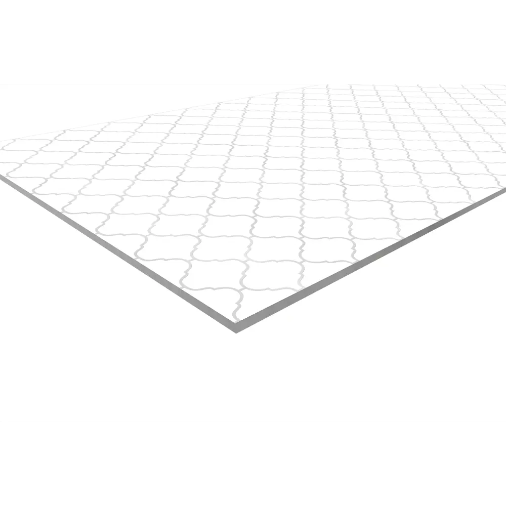 Стеновая панель Arabesque White 120x0.4x60 см АКП цвет белый ALUMOART STLM-2177004 - Вид №2