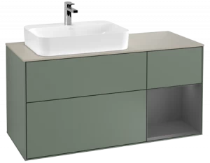 Villeroy&Boch Тумба под раковину Прямоугольная версия F403GKGM Finion Olive Matt Lacquer