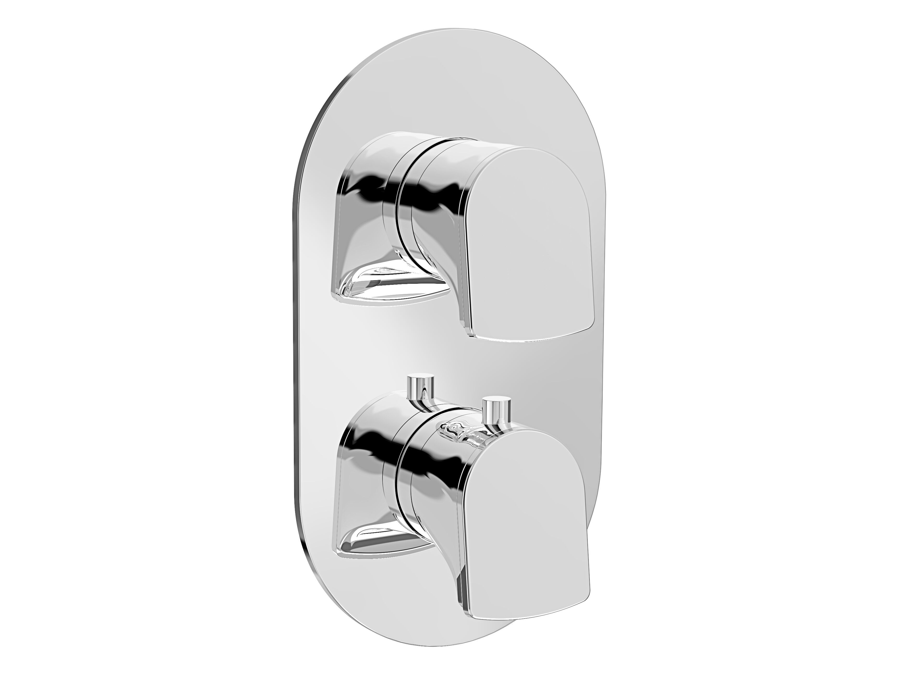 Термостатический смеситель для душа с 2 отверстиями и переключателем BARIL Accent B56 ARCH-00047457