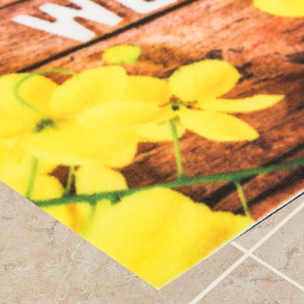 Коврик Inspire Layan Yellow 45x75 см полипропилен цвет жёлтый STLM-2185089 - Вид №2