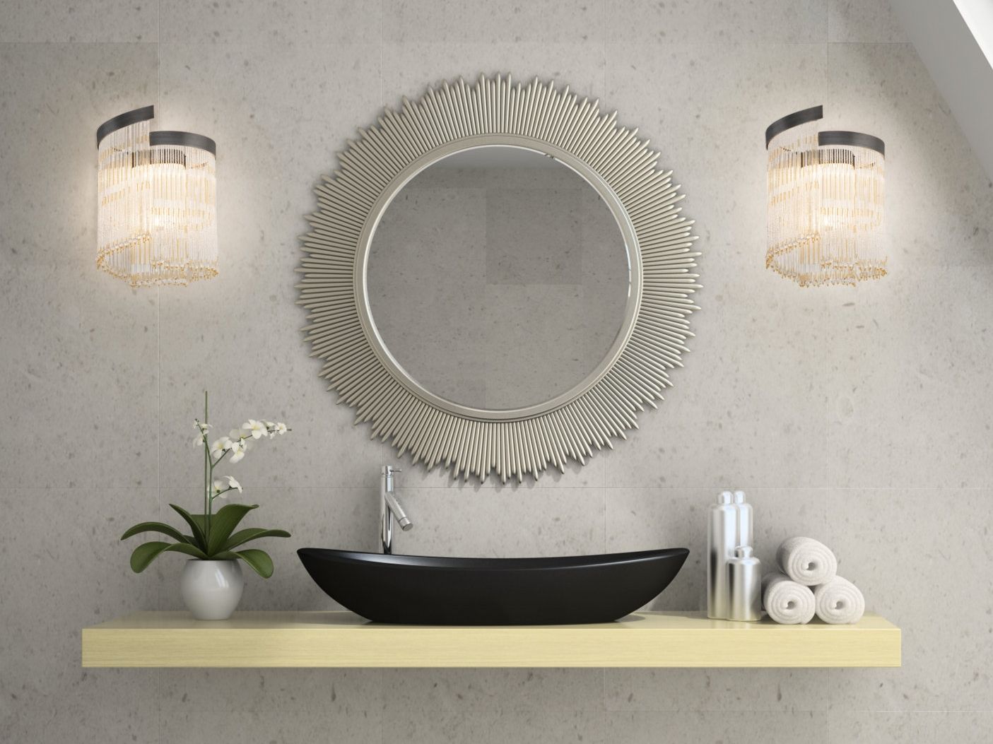 Настенный светильник с кристаллами Patrizia Volpato Венеция ARCH-00044594 - Вид №1