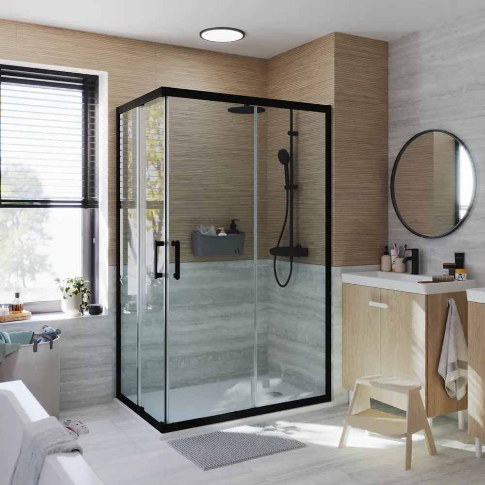 Комплект стекол для душевой ширмы Sensea Easy 80x120 см STLM-2186714 - Вид №33