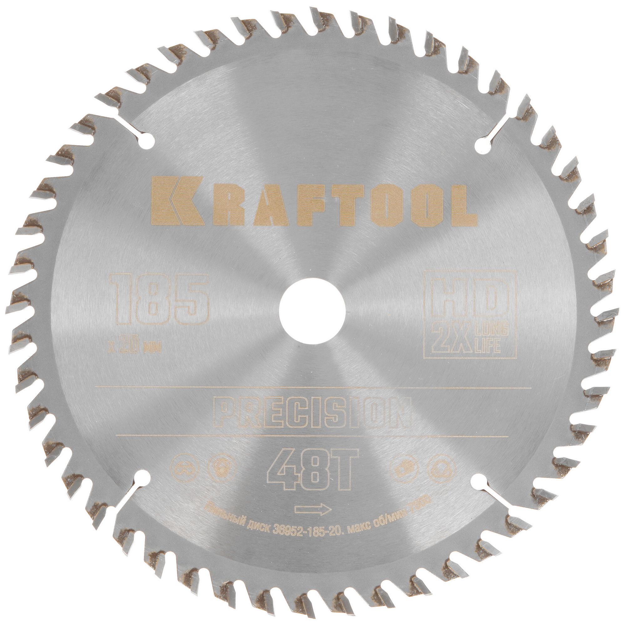 Диск пильный KRAFTOOL 36952-185-20 9107973 STDN-0124449